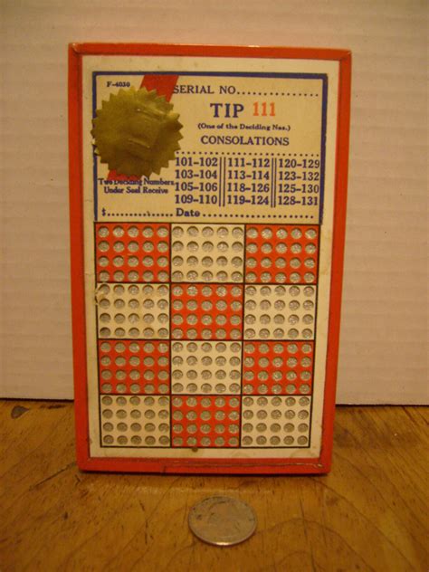 punch cards gambling.